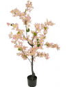 Kunstigt Bougainvillea træ H120 cm - Lys pink