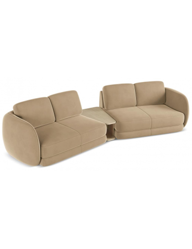 Kiana 4-personers modulsofa i velour...