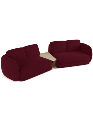 Kiana 4-personers modulsofa i velour...