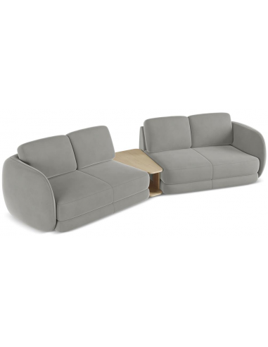 Kiana 4-personers modulsofa i velour...