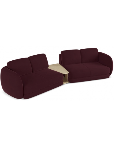 Kiana 4-personers modulsofa i velour...