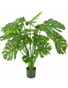 Stor kunstig deluxe Monstera plante H100 cm