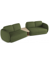 Kiana 4-personers modulsofa i bouclé B310 cm - Olivengrøn