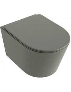 væghængt toilet farvet