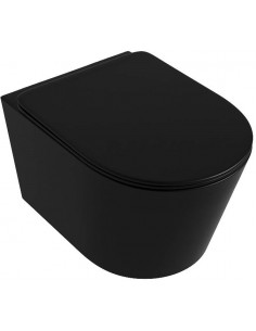 væghængt toilet farvet