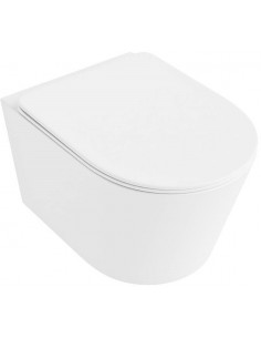 væghængt toilet farvet