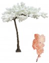 Kunstigt Blomster træ H320 cm - Pink