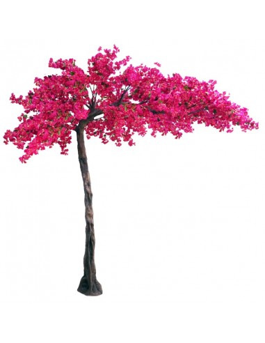 Kunstigt Blomster træ H320 cm - Fuchsia