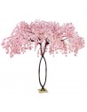 Kunstigt Blomster træ H280 cm - Pink