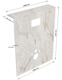 HOPE Toilet bagplade med... 2