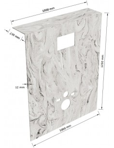 HOPE Toilet bagplade med... 2