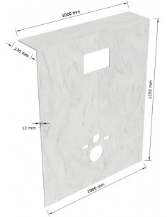 HOPE Toilet bagplade med... 2