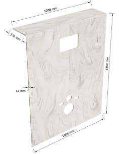 HOPE Toilet bagplade med... 2