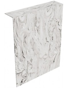 HOPE Toilet bagplade uden...