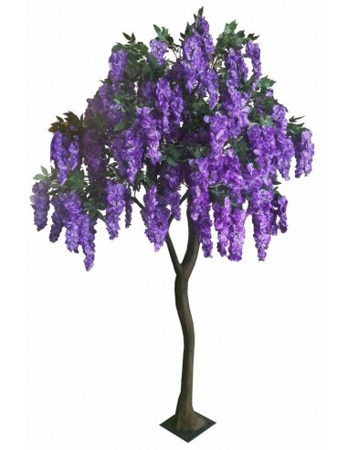 Kunstigt Wisteria træ H240 cm - Lilla