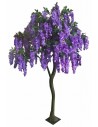 Kunstigt Wisteria træ H240 cm - Lilla