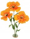 Store kunstige blomster H140 - 165 cm - Orange