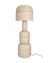 Sikkim Gulvlampe i rattan 1 x E27 H157 cm - Natur