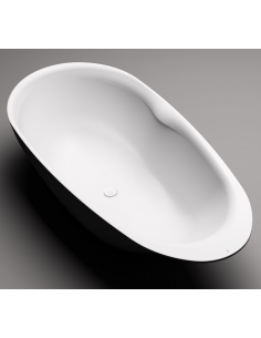 Fritstående badekar 180 hvid 2