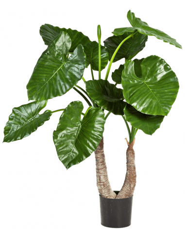 Kunstig Alocasia Calidora plante H100 cm