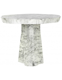 Spisebord organisk marmor