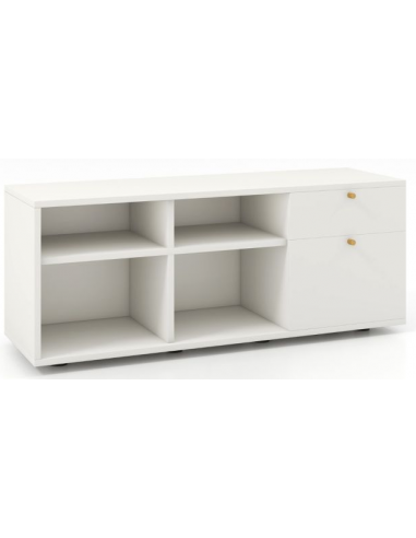 Tvbord i møbelplade og MDF B108 cm -...