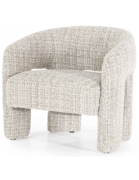 lænestol stof boucle moderne design