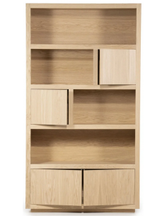 Vitrineskab egetræ 2