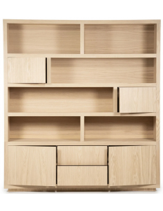 Vitrineskab egetræ 2