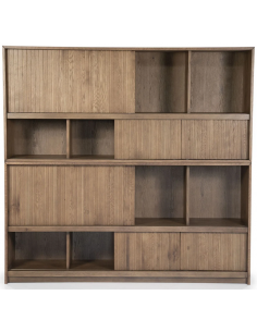 Vitrineskab egetræ 2