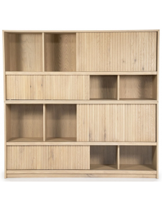 Vitrineskab egetræ 2