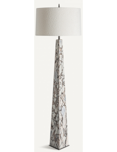 Gulvlampe i marmor og...