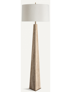 Gulvlampe i travertin og...