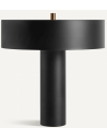 Bordlampe i metal H43 cm 2 x E14 - Sort/Antik bronze