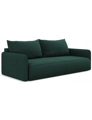 Nanea sovesofa i polyester B216 cm - Flaskegrøn