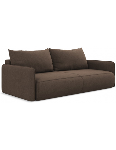 Nanea sovesofa i polyester B216 cm - Brun