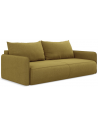 Nanea sovesofa i polyester B216 cm - Sennepsgul