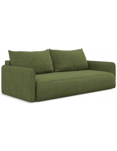 Nanea sovesofa i chenille B216 cm - Flaskegrøn