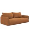 Nanea sovesofa i chenille B216 cm - Terracotta