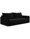 Nanea sovesofa i velour B216 cm - Sort