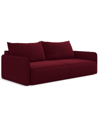 Nanea sovesofa i velour B216 cm - Bordeaux