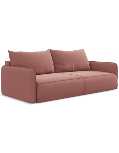 Nanea sovesofa i velour B216 cm - Pink