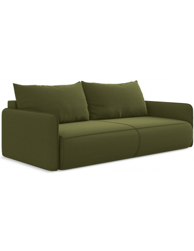 Nanea sovesofa i velour B216 cm - Oliven