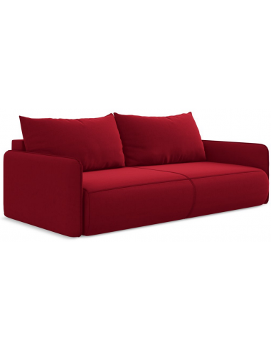 Nanea sovesofa i velour B216 cm - Rød