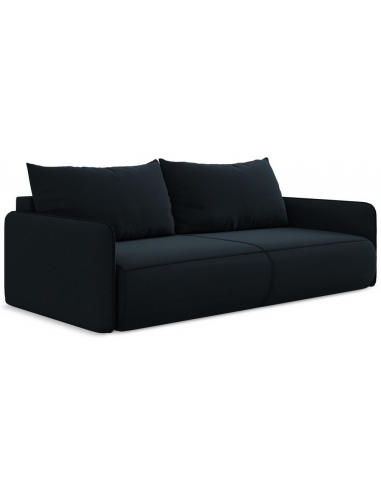 Nanea sovesofa i velour B216 cm - Mørkeblå