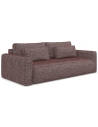 Kapua sovesofa i polyester B238 cm - Meleret bordeaux