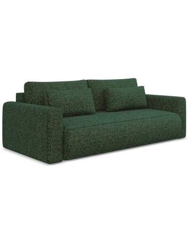 Kapua sovesofa i polyester B238 cm - Meleret grøn