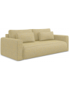 Kapua sovesofa i polyester B238 cm - Meleret sennepsgul