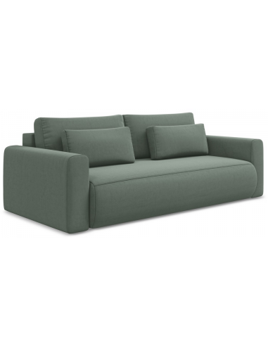 Kapua sovesofa i velour B238 cm - Mint