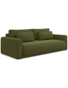 Kapua sovesofa i velour B238 cm - Oliven